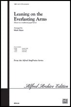 Leaning on the Everlasting Arms SATB choral sheet music cover